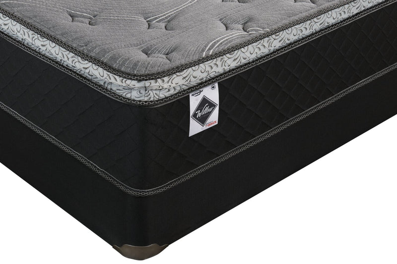 Ensemble dans une boîte plateau-coussin profil bas dans une boîte Sage Springwall pour très grand lit