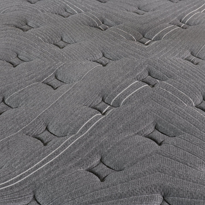 Ensemble dans une boîte plateau-coussin profil bas dans une boîte Sage Springwall pour très grand lit