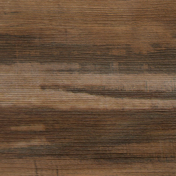 Ensemble 3 tables modernes Easton de 42 po (table à café et 2 tables de bout) - brun avec pattes en métal noir