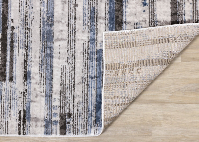 Carpette Darwin à rayures - 5 pi x 8 pi