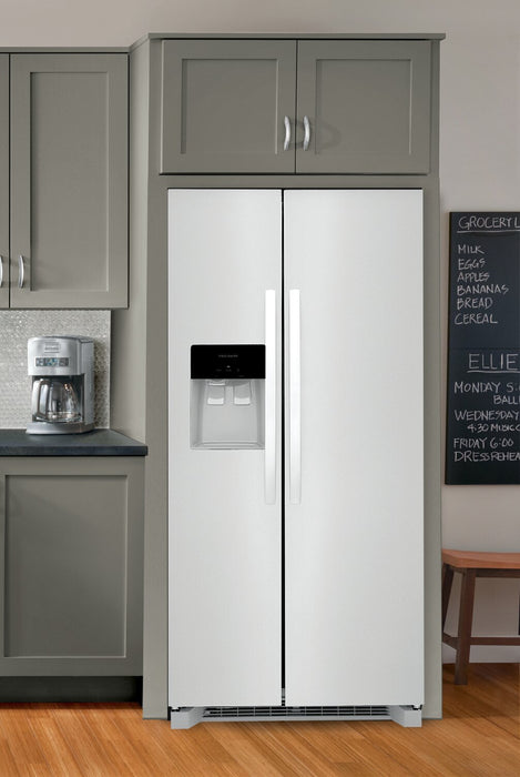 Réfrigérateur Frigidaire de 22,3 pi³ et de 33 po de profondeur standard à compartiments juxtaposés - blanc - FRSS2323AW