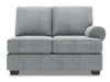 Causeuse de droite Roll de la collection Sofa Lab - Luna Pewter