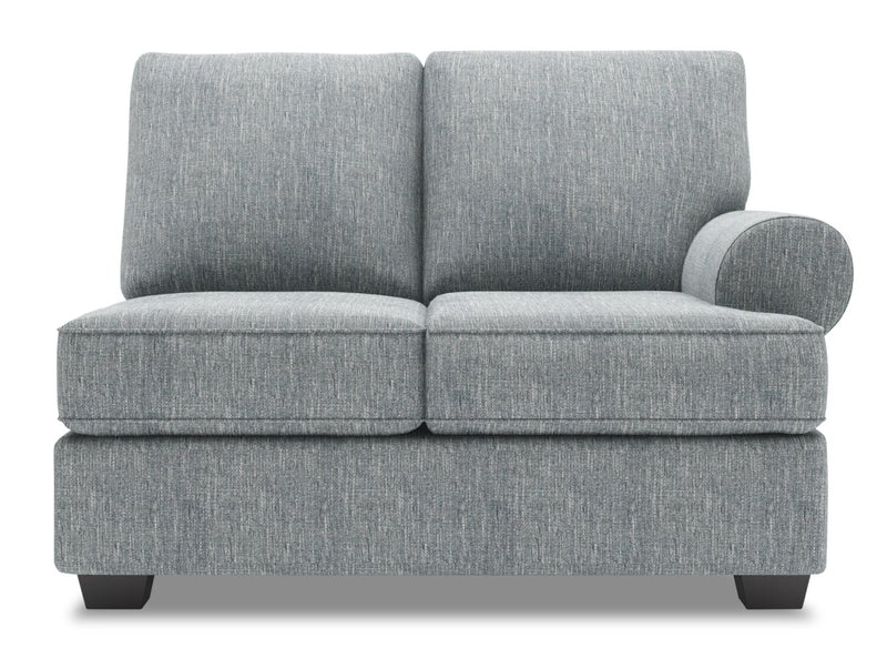 Causeuse de droite Roll de la collection Sofa Lab - Luna Pewter