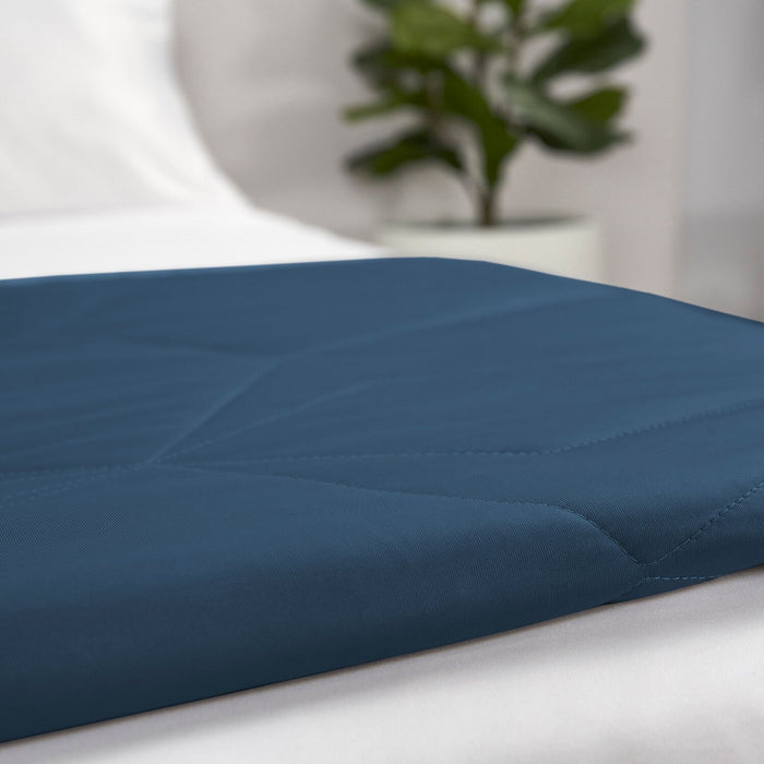 Couverture rafraîchissante BEDGEAR pour très grand lit - bleu marine