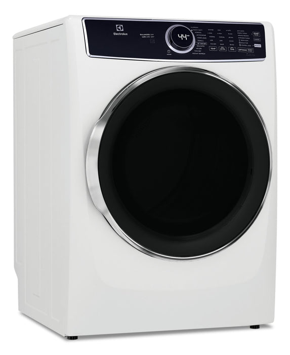 Sécheuse électrique Electrolux de 8 pi³ avec vapeur - blanche - superposable - ELFE763CAW
