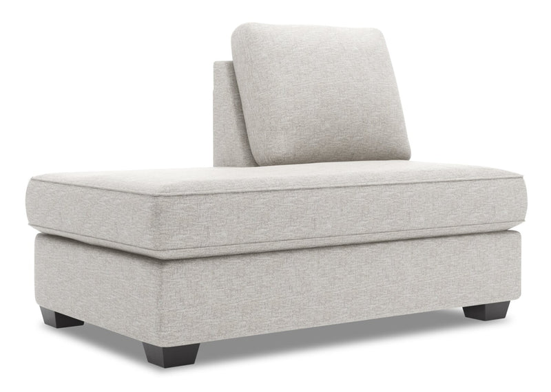 Rallonge pour fauteuil long de gauche Roll de la collection Sofa Lab - Luxury Silver