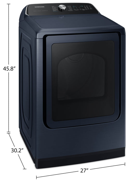 Sécheuse électrique à la vapeur Samsung de 7,4 pi³ - bleu marine - DVE54CG7155DAC