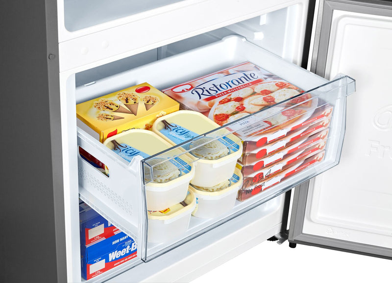 Réfrigérateur Hisense de 14,7 pi³ et de 27,7 po à congélateur inférieur - titane - RB15A2CSE