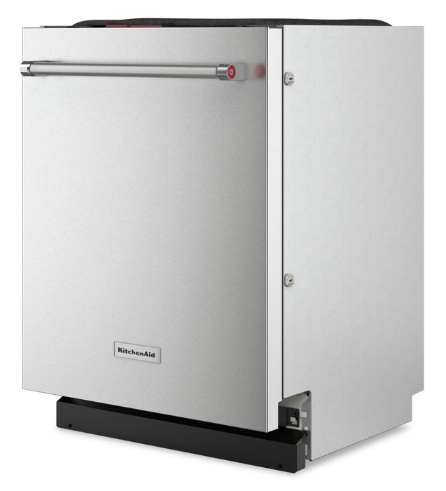 Lave-vaisselle encastré KitchenAid de 24 po et de 39 dBA avec commandes sur le dessus - acier inoxydable avec fini PrintShieldMC - KDTF924PPS