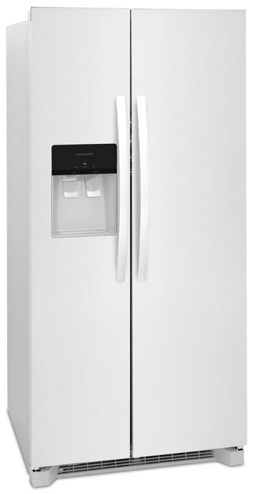 Réfrigérateur Frigidaire de 22,3 pi³ et de 33 po de profondeur standard à compartiments juxtaposés - blanc - FRSS2323AW