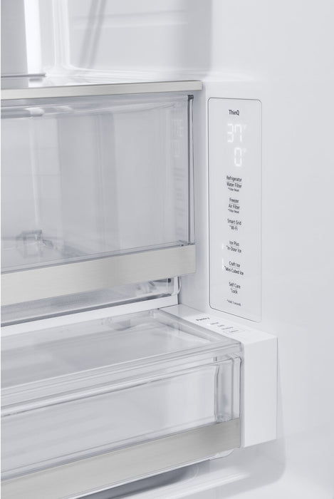 Réfrigérateur LG de 26 pi³ et de 36 po à portes françaises de profondeur comptoir MAXMC - acier inoxydable Smudge-ProofMD - LRYXC2606S