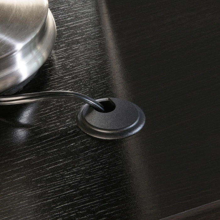 Bureau de direction Palladia de 65,12 po à 5 tiroirs - chêne éolien