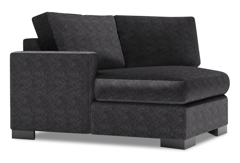 Fauteuil Cuddler de gauche Track de la collection Sofa Lab - Luxury Charcoal