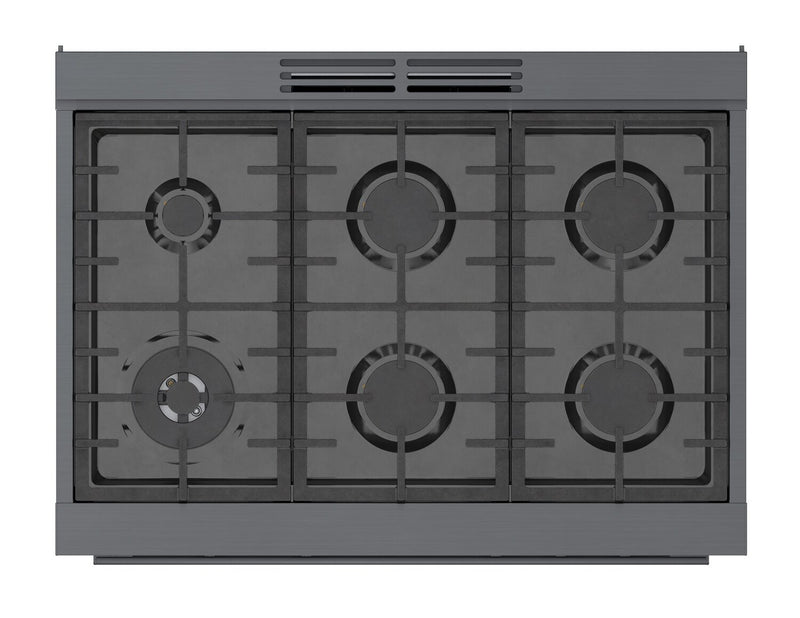 Cuisinière à gaz amovible Bosch de série 800 de 3,4 pi3 de style industriel - HGS8645UC