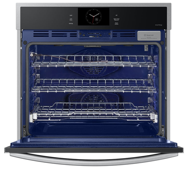 Four mural simple électrique Samsung de 5,1 pi³ et de 30 po avec cuisson à la vapeur et Air Sous Vide - acier inoxydable - NV51CG600SSRAA