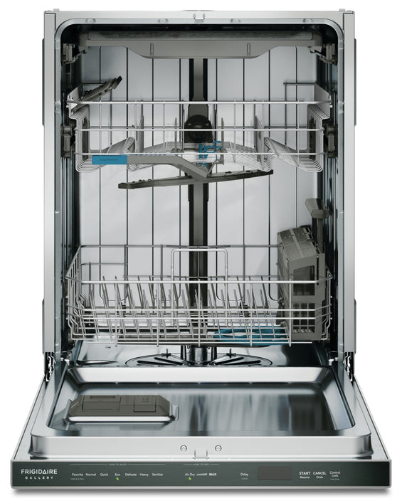 Lave-vaisselle encastré Frigidaire Gallery de 24 po et de 47 dBA avec commandes sur le dessus - acier inoxydable Smudge-ProofMC - GDSP4715AF 