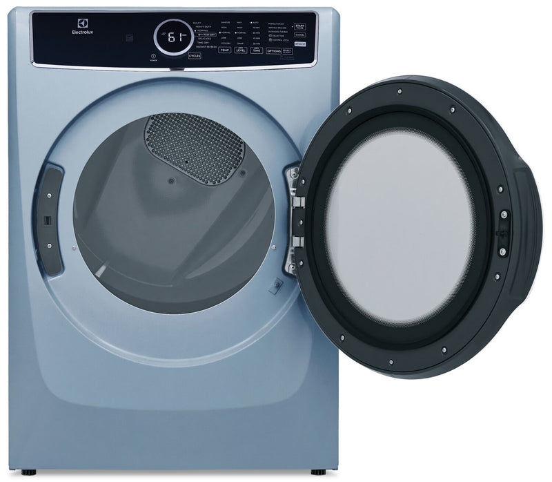 Sécheuse électrique Electrolux de 8 pi³ avec vapeur - bleu glacier - superposable - ELFE743CAG