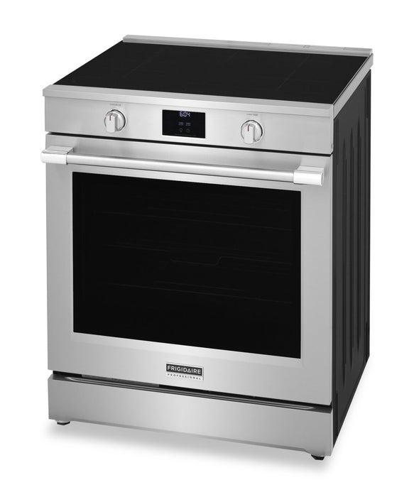 Cuisinière à induction Frigidaire Professional de 6,2 pi³ avec convection totale et surface de cuisson facile à nettoyer - acier inoxydable Smudge-ProofMD - PCFI308CAF
