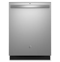 Lave-vaisselle intelligent encastré GE à 50 dBA de 24 po avec commandes sur le dessus et assainissem…