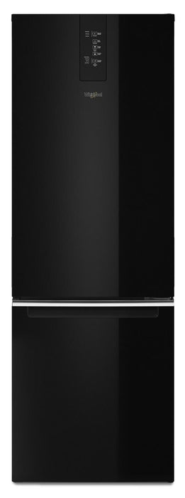 Réfrigérateur Whirlpool de 12,9 pi³ et de 24 po à congélateur inférieur - noir - WRB533CZJB