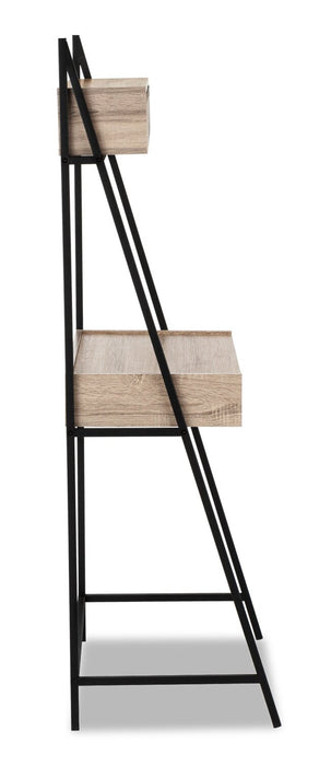 Bureau compact Norris de 31,5 po à 4 tiroirs - taupe