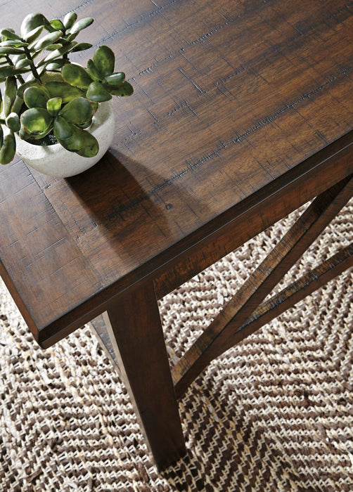 Bureau Baldridge de 60 po à 2 tiroirs - brun rustique