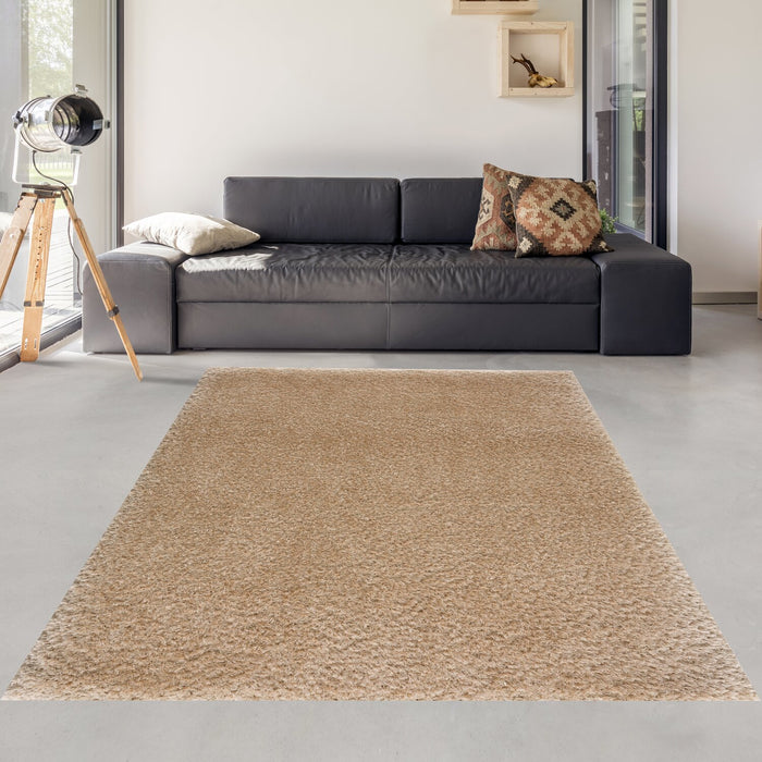 Carpette à poil long Lawson beige - 5 pi x 7 pi