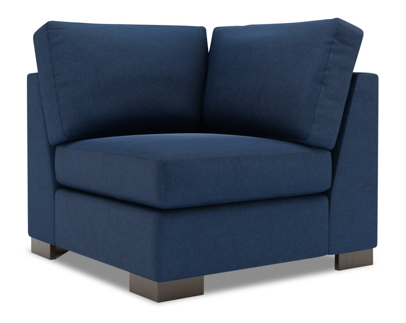 Fauteuil carré en coin Track de la collection Sofa Lab - Pax Navy