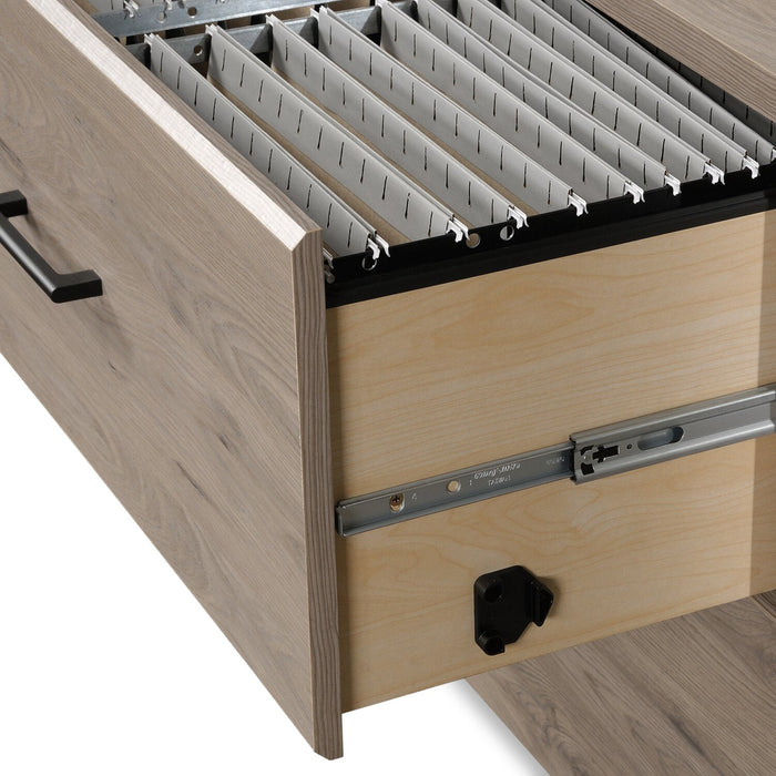 Classeur Jadon de 33,86 po à 2 tiroirs - chêne Laurel