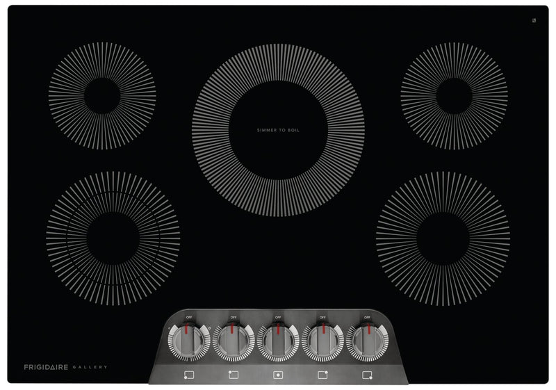 Surface de cuisson électrique Frigidaire Gallery de 30 po à 5 éléments - acier inoxydable noir - GCCE3070AD