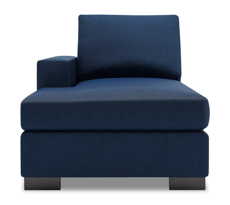 Fauteuil long de droite Track de la collection Sofa Lab - Pax Navy