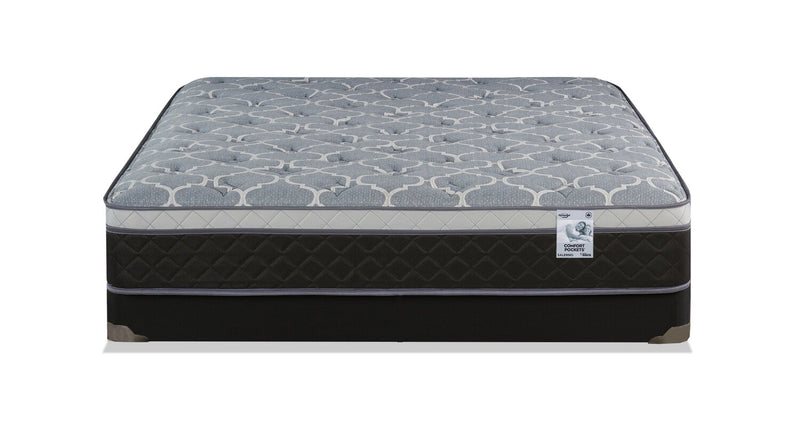 Ensemble matelas à Euro-plateau à profil bas Salerno de Springwall pour lit double