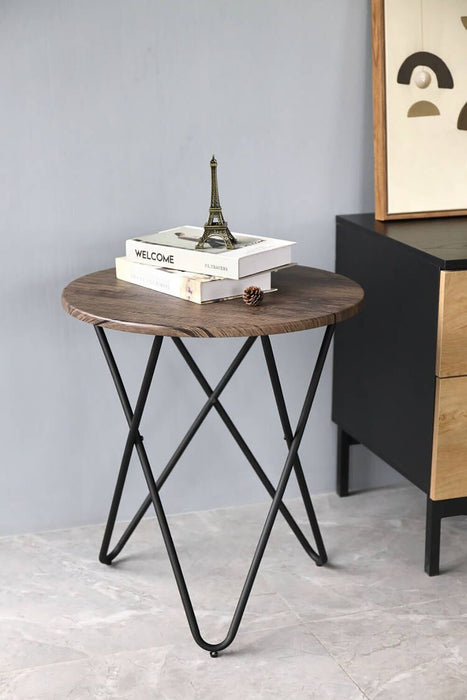 Table d'appoint Spencer de 20 po - brune