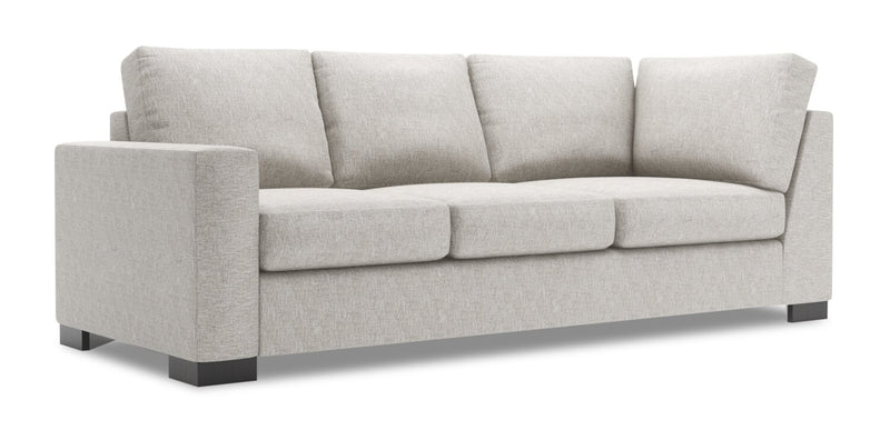 Sofa de gauche pour rallonge Track de la collection Sofa Lab - Luxury Silver