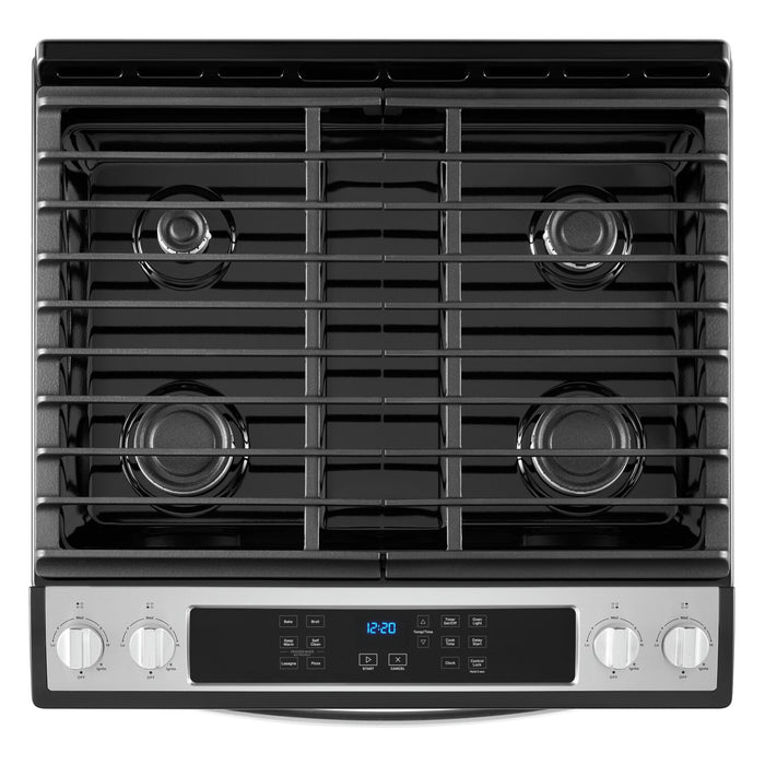 Cuisinière à gaz Whirlpool de 5 pi³ avec autonettoyage - acier inoxydable - WEG515S0LS