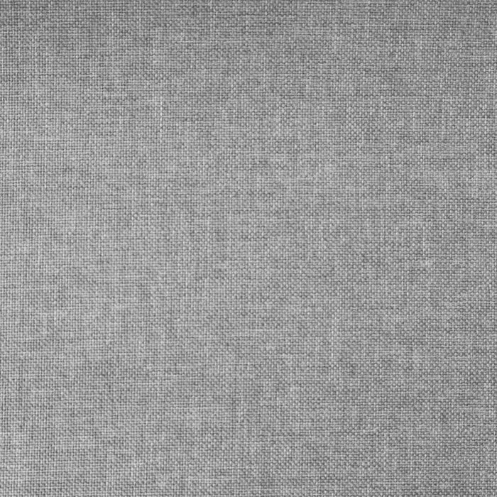 Lit rembourré Pearl en tissu gris avec clous décoratifs - format grand lit