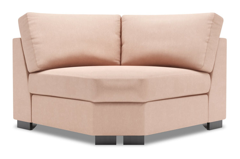 Fauteuil courbé en coin Track de la collection Sofa Lab - Pax Rose