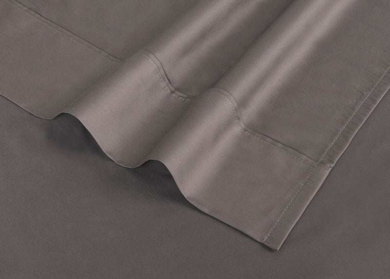 Ensemble de draps Hyper-CottonMC BEDGEARMD divisés pour très grand lit - gris