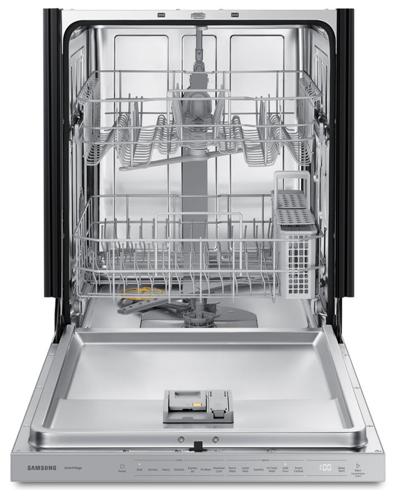 Lave-vaisselle encastré Samsung à 48 dBA de 24 po avec commandes sur le dessus, technologie de lavage ultrapuissant Storm WashMD et mise en marche différée - DW80CG5420SRAA