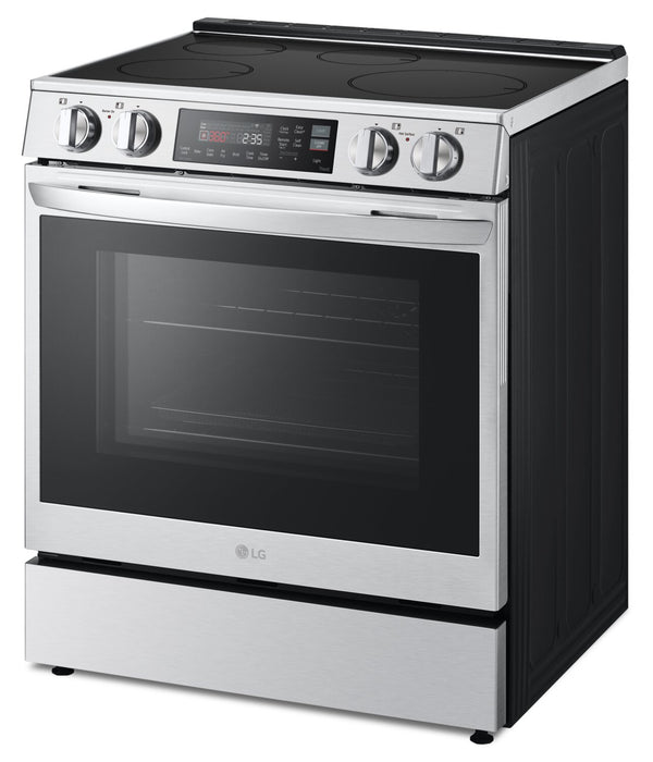 Cuisinière intelligente à induction LG de 6,3 pi³ avec friture à air et convection ProBake ConvectionMD - acier inoxydable Smudge-ProofMD - LSIL6334F