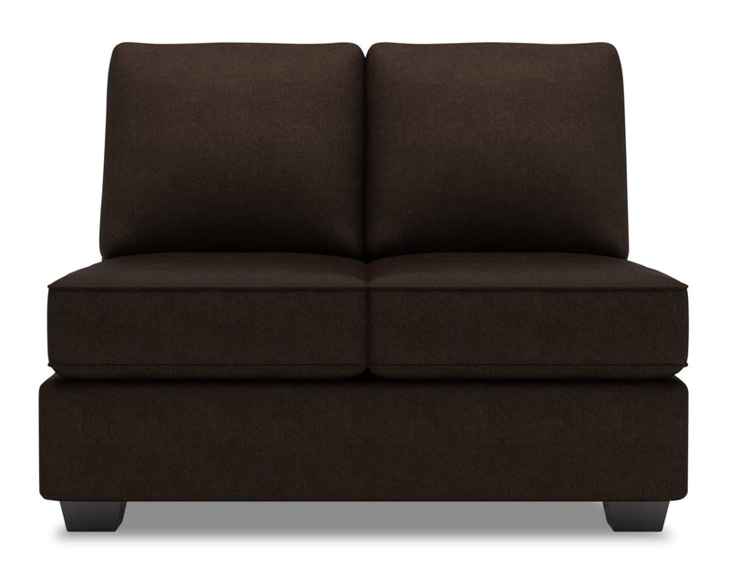 Causeuse sans accoudoirs Roll de la collection Sofa Lab - Luxury Chocolate