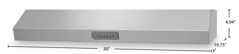 Hotte de cuisinière sous l'armoire Frigidaire de 30 po - FCVW3052AS