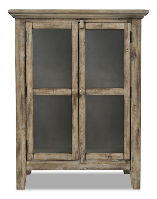 Armoire décorative Rocco de 32 po avec 2 portes - bois naturel