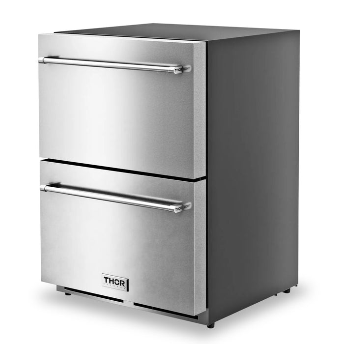 Congélateur à tiroirs Thor Kitchen de 3,36 pi3 pour l’intérieur et l’extérieur - TRZ24U
