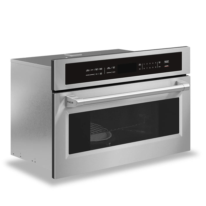 Four à micro-ondes rapide, professionnel et encastré Thor Kitchen 1,6 pi3 avec friture à air - TMO30