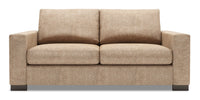  Sofa Track de Sofa Lab de 75 po de format condo fabriqué au Canada en tissu de chenille - taupe Luxury Taupe 