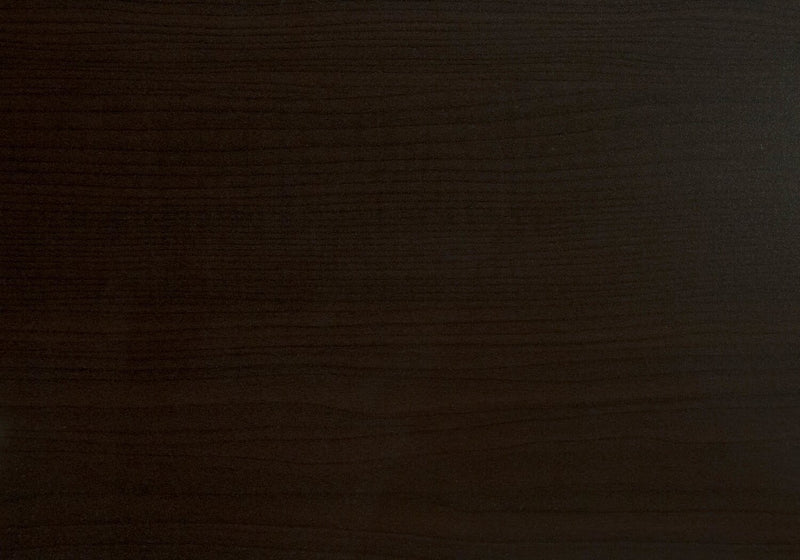 Bureau réglable Heather de 60 po à 2 tiroirs et compartiment ouvert - espresso