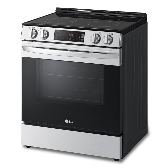 Cuisinière intelligente électrique LG de 6,3 pi³ avec EasyCleanMD - acier inoxydable Smudge-ProofMD - LSEL6331F