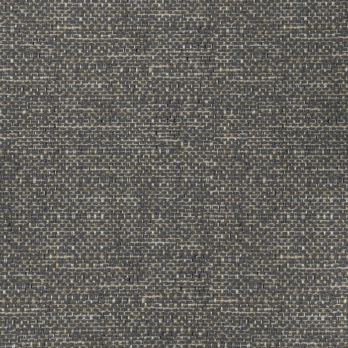 Chaise de salle à manger Shea à oreilles en tissu d’apparence lin et en bois - grise