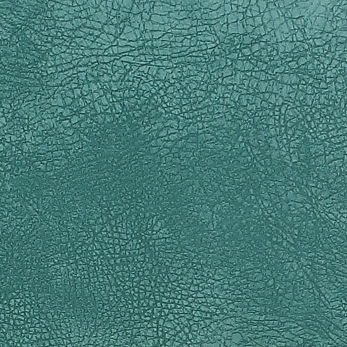 Tabouret Bay de Kort & Co. de hauteur comptoir en tissu de cuir végétalien et en métal avec siège pivotant - turquoise